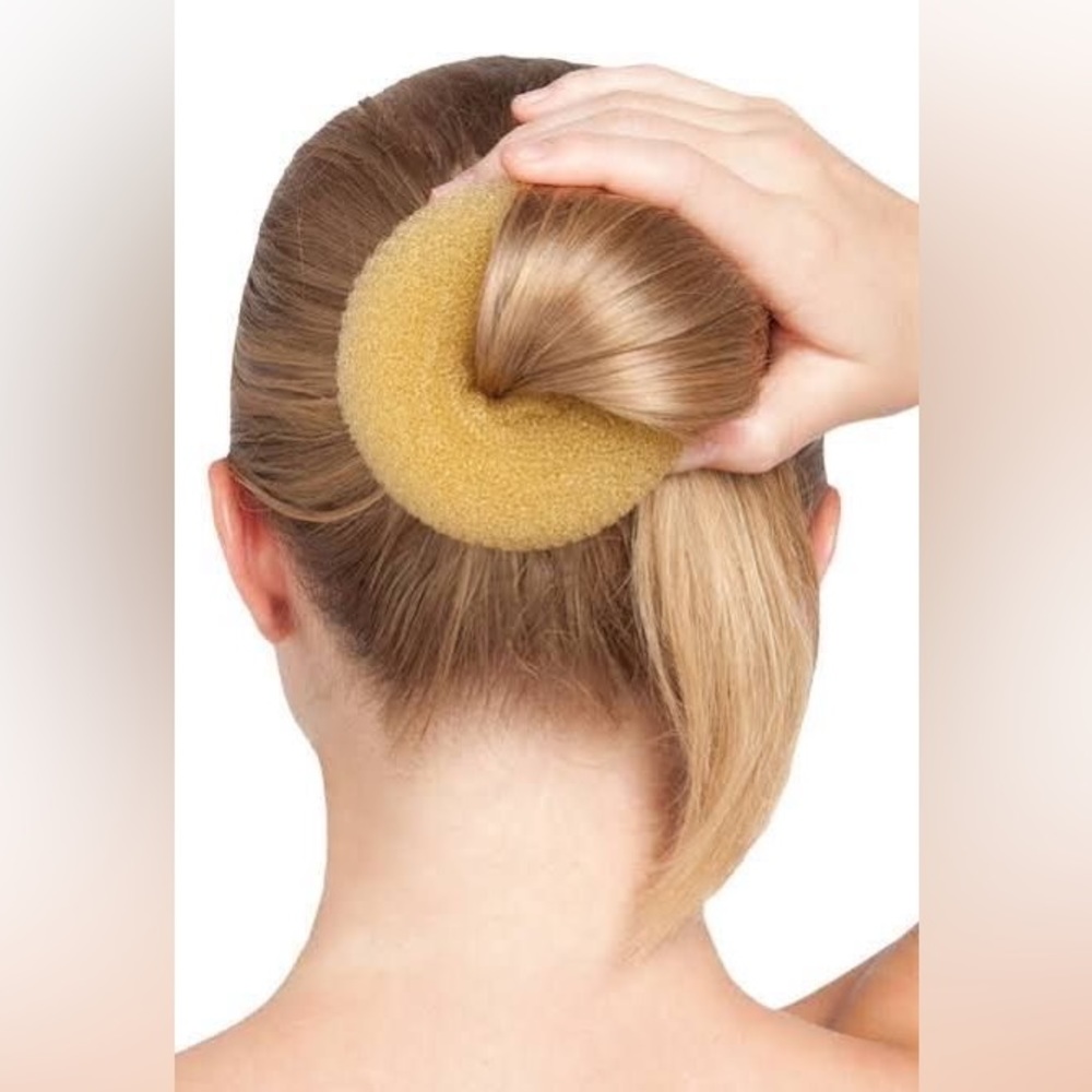 Blonde Sock Bun